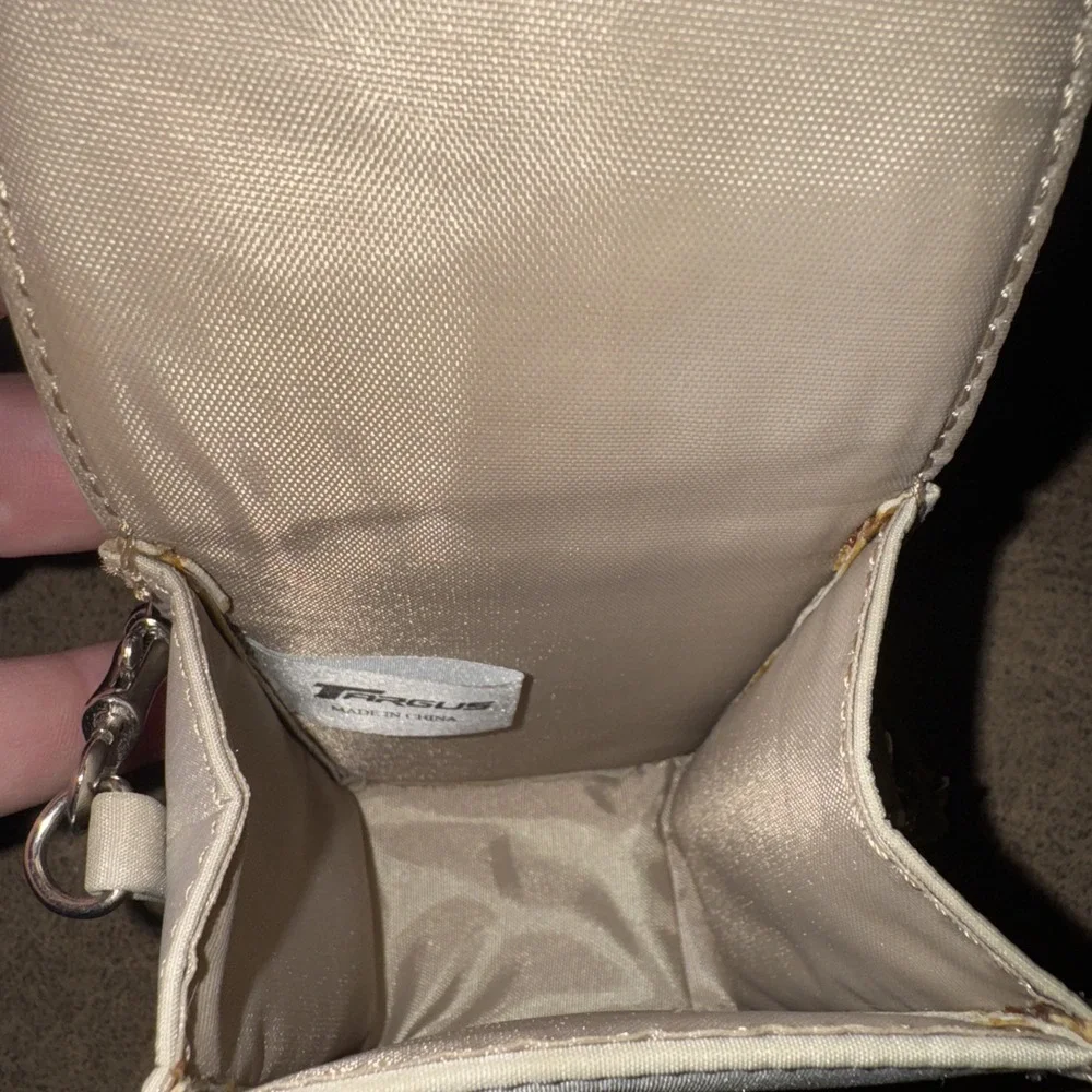 Vintage Targus Light Tan Bijou Mini Camera Case W/ Carry Strap
